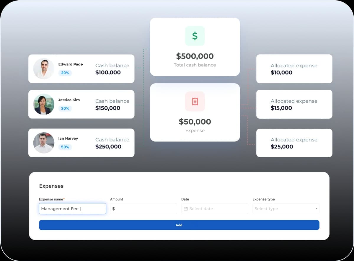 Fund expense reconciliation