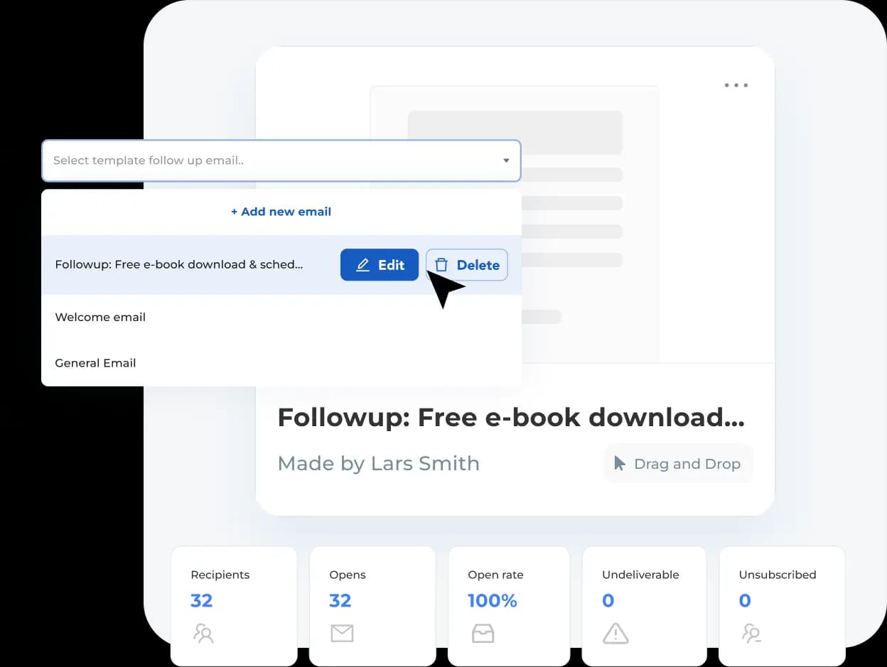 Automate follow-up emails