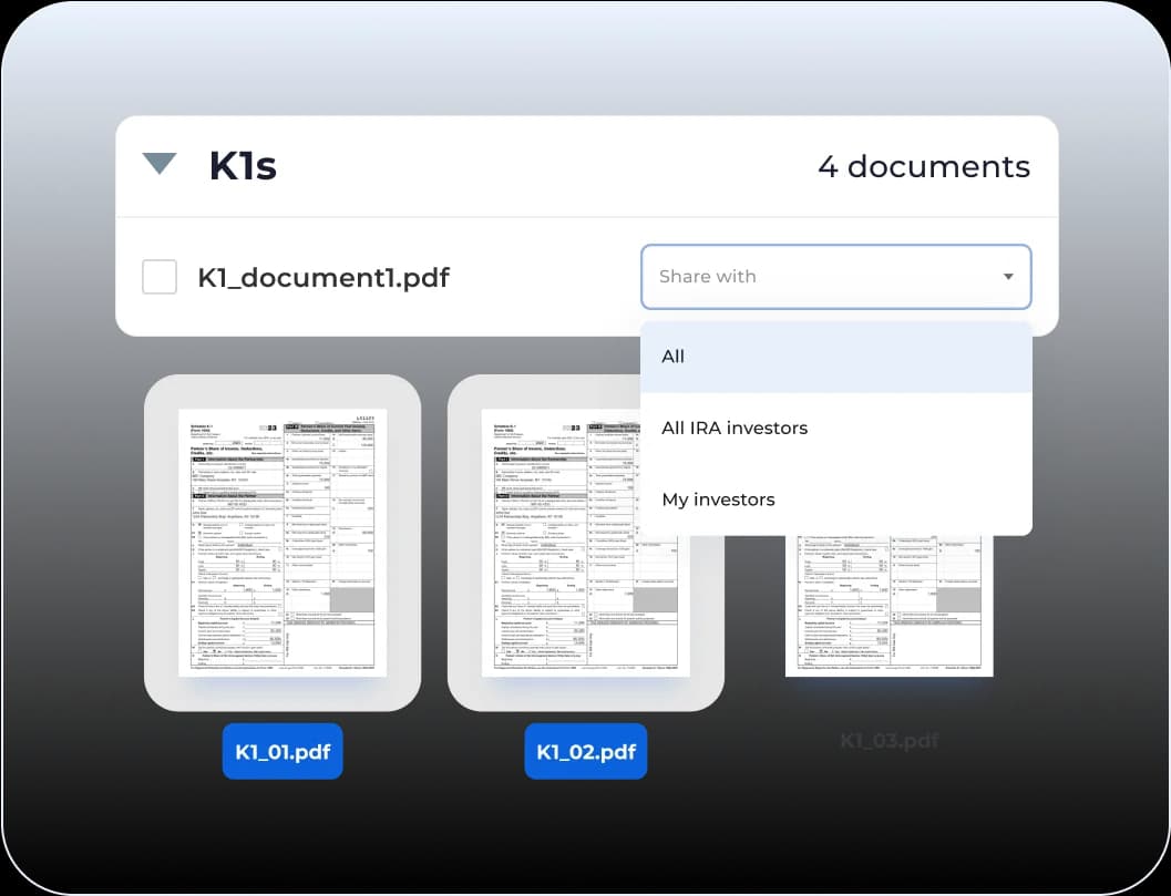 Share K1s with ease
