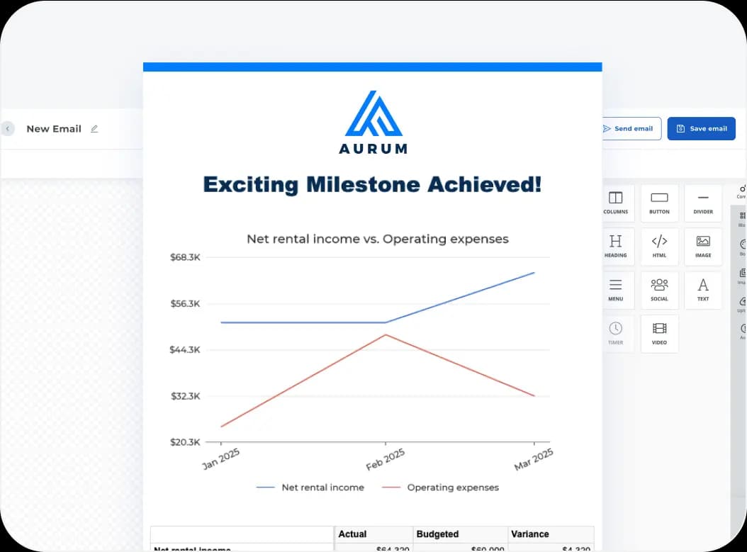Include KPIs in your investor updates