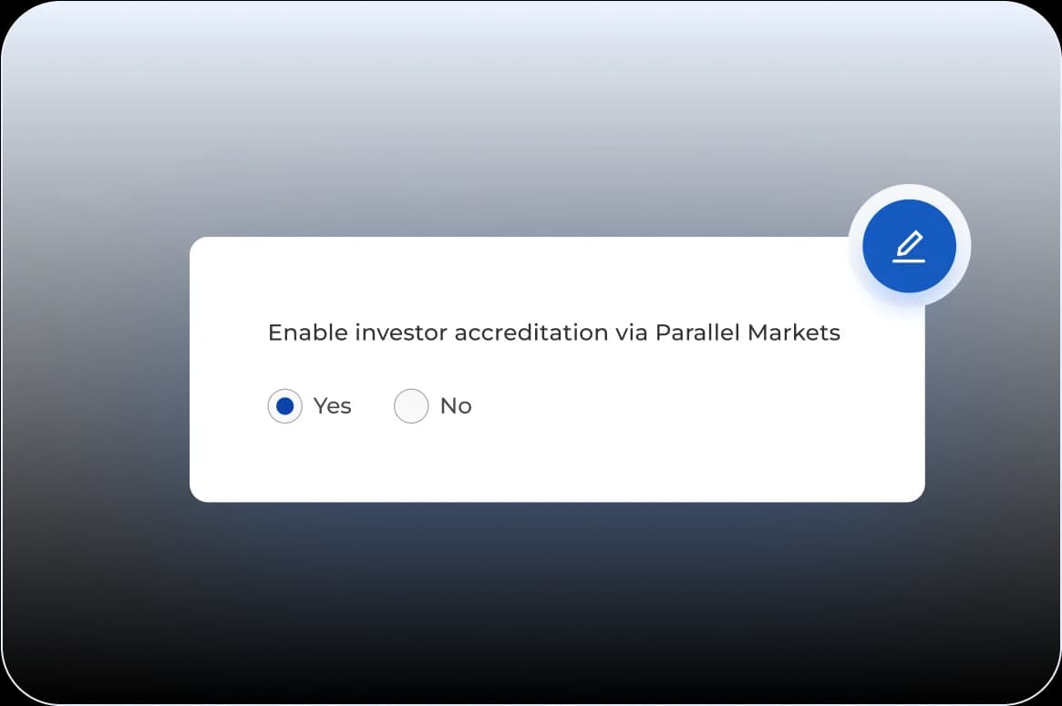 Configurable accreditation