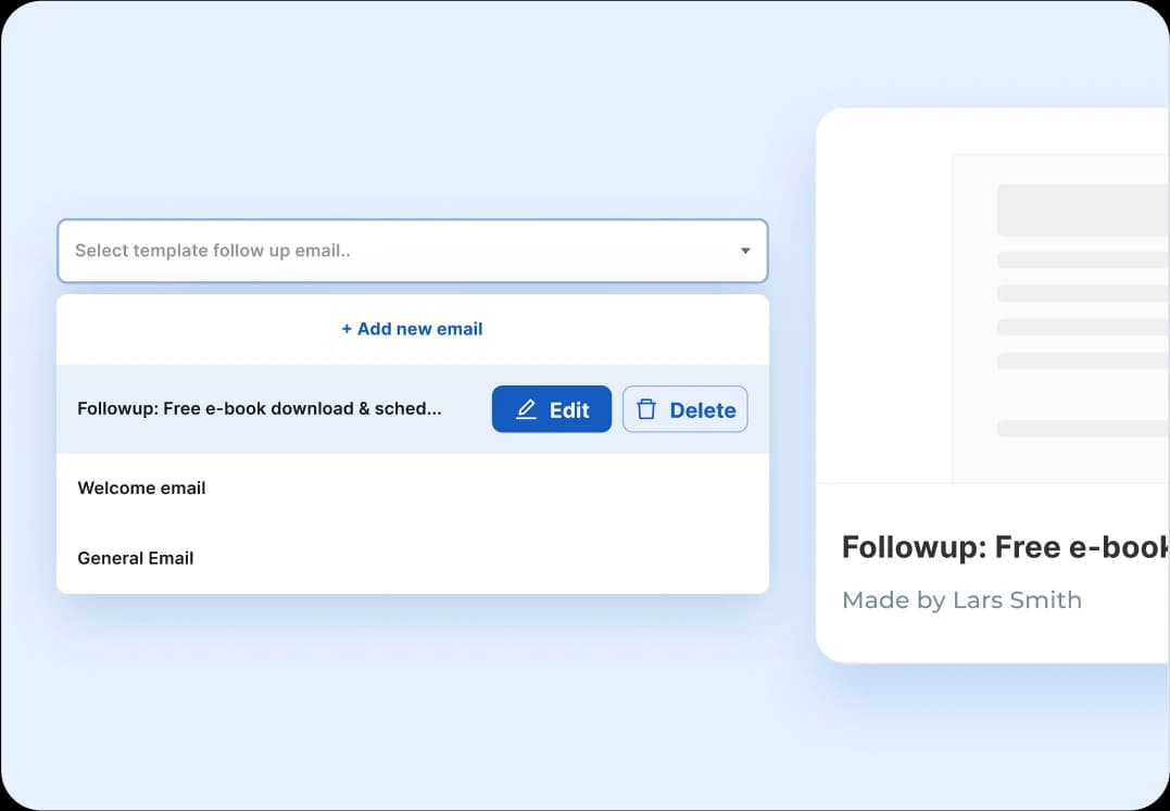 Showcase offerings with custom landing pages