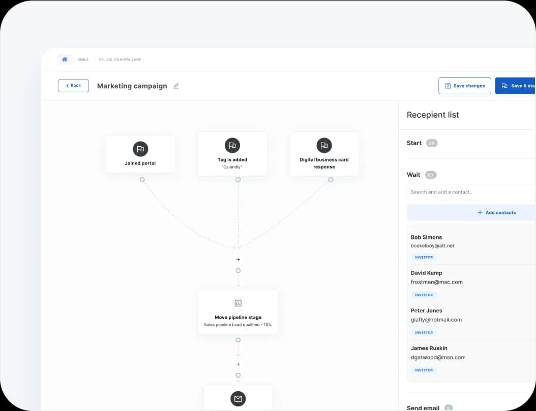 Follow up with new leads instantly