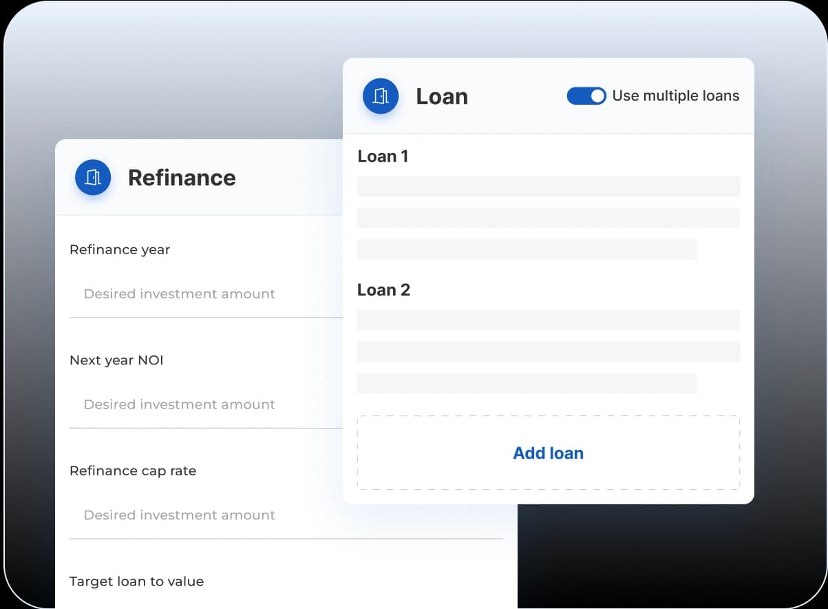 Refinancing and multiple loans