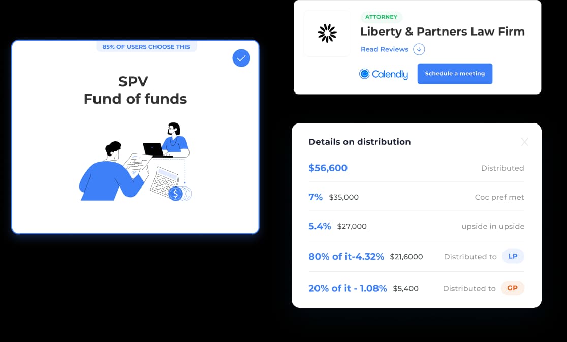 Fund managers portal dashboard