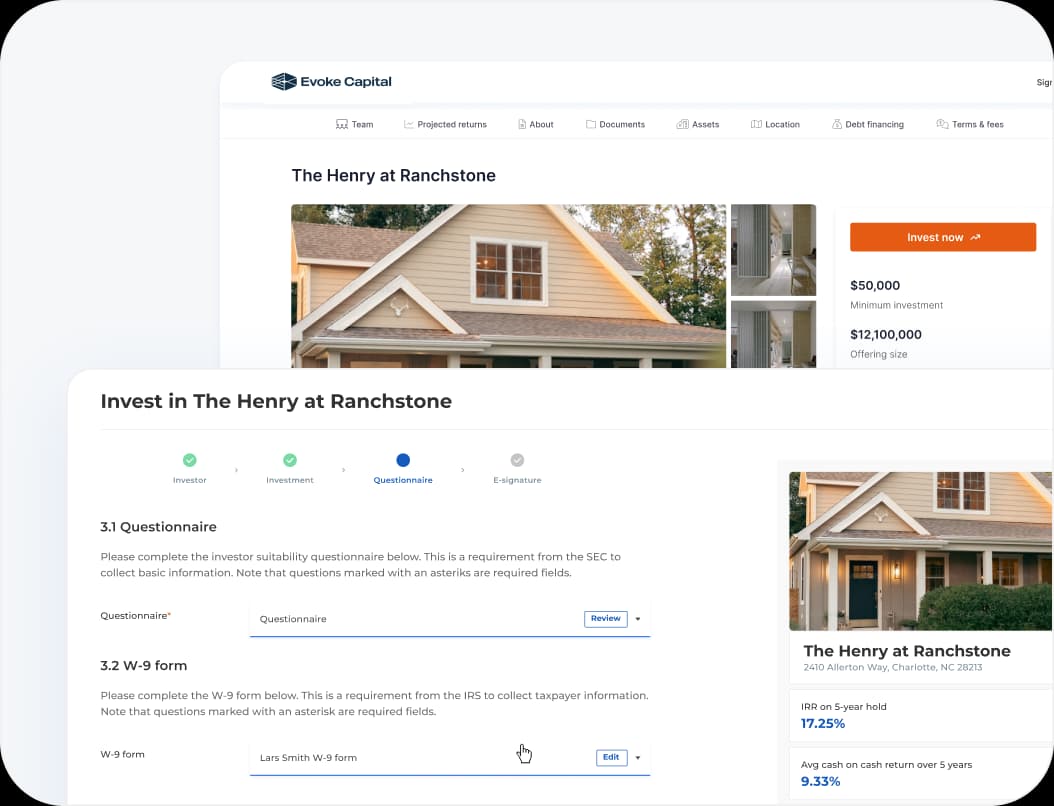 Streamline investor onboarding