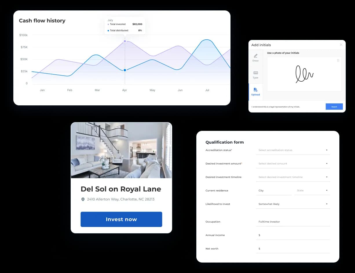 Fund managers portal dashboard
