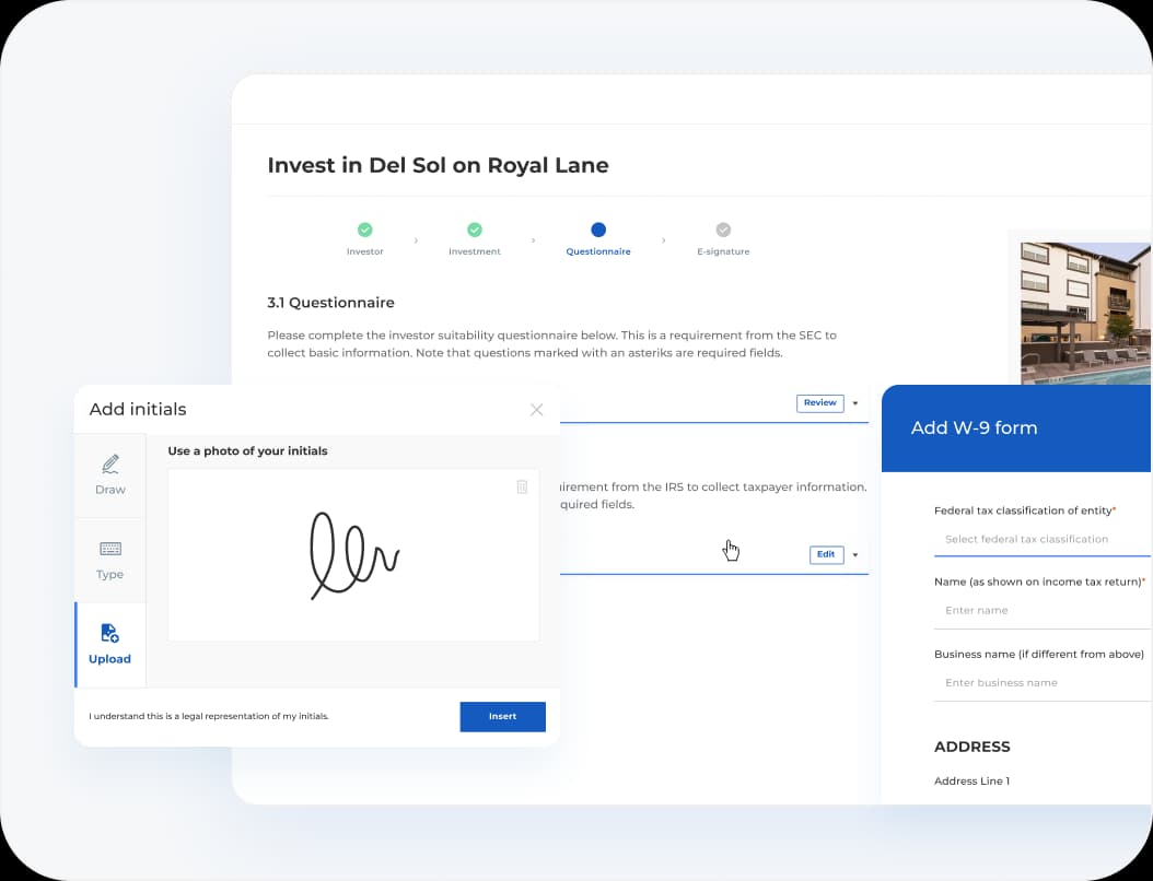 Seamless investor onboarding
